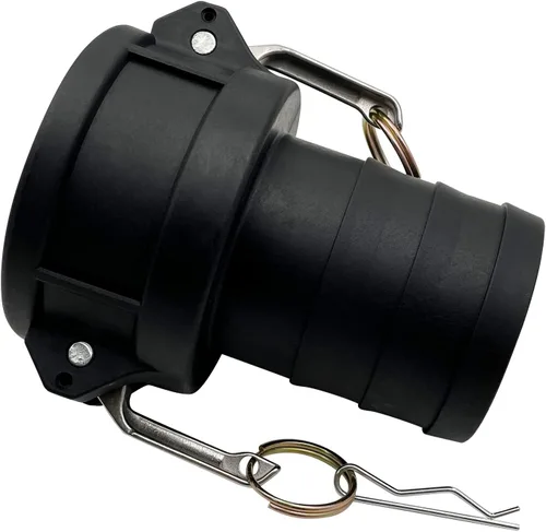 Miniatura 3 de 2 piezas de accesorios Camlock de plástico de polietileno C-200 de 2 pulgadas, tipo C, acoplamientos estándar de bloqueo de leva, accesorios
