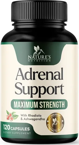 Miniatura 10 de Nature's Nutrition Suplementos de apoyo suprarrenal Cortex Complex, el mejor suplemento energético, apoya la salud y los niveles de energía