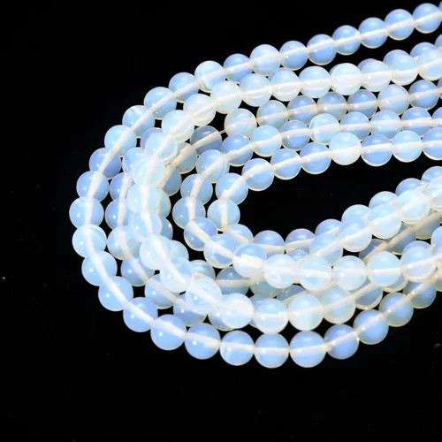 Miniatura 42 de 6mm Cuentas Redondas de Granate para Hacer Joyería DIY, Poder Curativo de Cristal, Piedras Preciosas Sueltas para Hacer Pulseras y Collares, Hilo