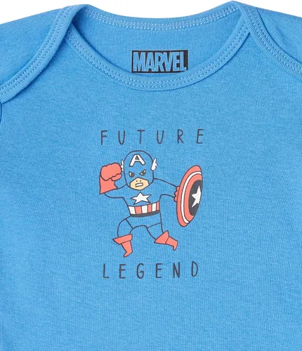 Miniatura 3 de Tienda Essentials Disney Marvel Star Wars Baby Boys' Long-Sleeve Bodysuits, Pack of 5
