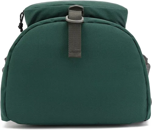 Miniatura 9 de Bolsa de gimnasio Kalesi con compartimento para zapatos, mochila de lona de 4 vías impermeable para viajes, deporte, senderismo, portátil, Verde