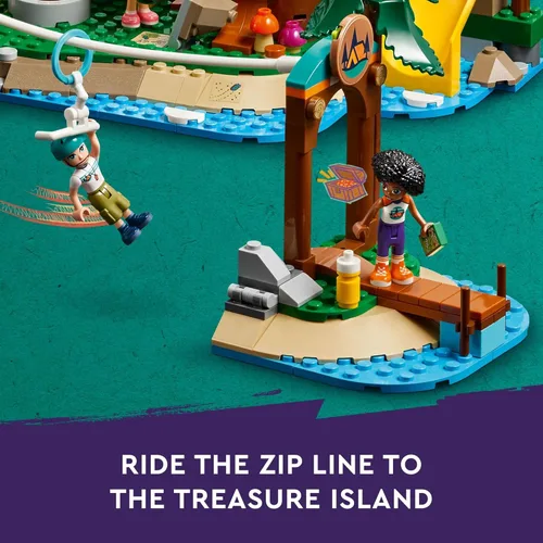 Miniatura 5 de LEGO Friends Adventure Camp Casa del Árbol Juguete de Construcción - Figuras de juguete de simulación y juegos para niñas y niños, a partir de 8