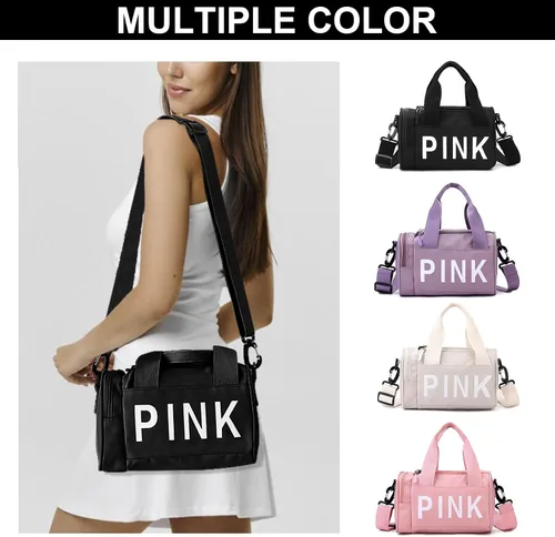 Miniatura 7 de Mini bolsa cruzada pequeña para gimnasio para mujeres y hombres, bonita bolsa de lona pequeña, bolsa deportiva estética, bolsa de gimnasio