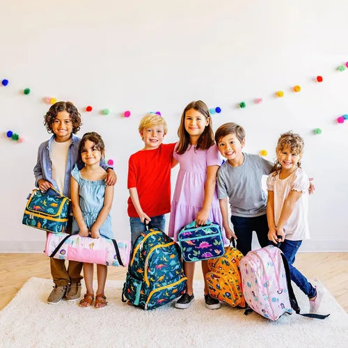 Miniatura 7 de Wildkin Mochila infantil de 12 pulgadas, acolchada, ajustable, ideal para guardería y viajes, caballos salvajes