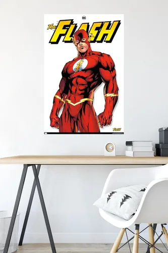Miniatura 4 de DC Comics The Flash Feature Series - Póster de pared, 34 pulgadas de largo x 22.4 pulgadas de ancho, versión premium sin marco