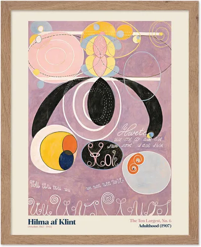 Miniatura 44 de Poster Master Póster de ilustración vintage, impresión retro moderna, los diez más grandes n.º 1, infancia, flor, abstracto, regalo para artista