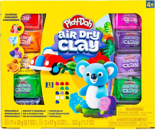 Miniatura 8 de Play-Doh Paquete variado de arcilla seca al aire, arcilla perfumada seca al aire para niños, arcilla de modelado para niños, regalo de artes