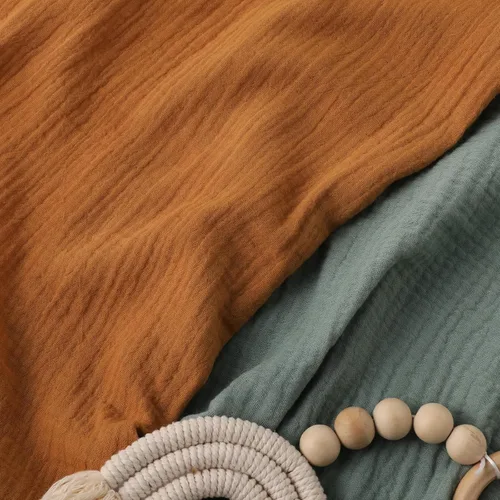Miniatura 6 de Mantas de muselina de recepción, manta neutral para envolver para recién nacidos niños y niñas, paquete de 5 mantas transpirables y amigables