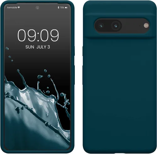 Miniatura 60 de kwmobile Funda compatible con Google Pixel 7 - Funda de silicona TPU con acabado suave - Piedra antigua
