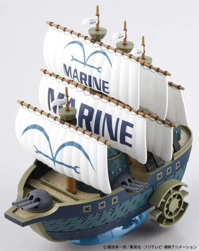 Miniatura 2 de Bandai Hobby - One Piece - (2203040) 07 Marine Ship Grand Ship Collection Model Kit