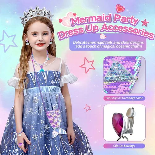 Miniatura 4 de Cherry Tale Regalos de sirena para niñas de 6 a 8 años, regalos de graduación de jardín de infantes para niñas de 4 a 6 años, juego de regalos