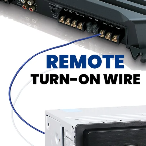 Miniatura 6 de Pyle Kit de cableado estéreo para automóvil - Amplificador de audio y subwoofer Altavoces Cables de instalación (calibre 4), azul (PLAM40)