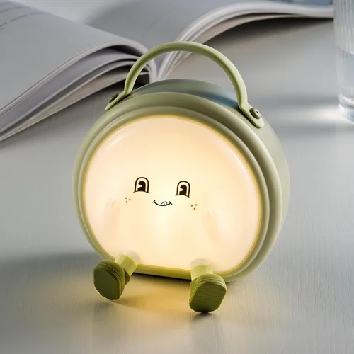 Miniatura 8 de Luz nocturna para niños, lámpara de mesa y mesita de noche inalámbrica táctil portátil para guardería, lactancia materna, dormitorio, 3 niveles