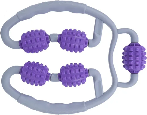Miniatura 9 de Rodillo de masaje de espuma para fitness, 1 unidad, para yoga, fitness, relajación muscular, masajeador de brazo para piernas y deportes