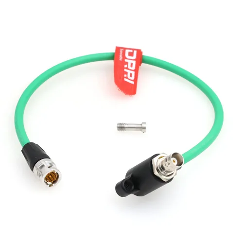 Miniatura 9 de Cable protector SDI 12G aisladores galvánicos BNC macho a ángulo recto BNC hembra para RED Komodo, ARRI Mini (negro)