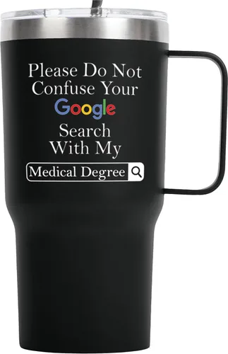 Miniatura 11 de Regalos de doctor para hombres y mujeres – Please Do Not Confuse Your Google Search With My Medical Degree Mug Regalo único para médicos Regalo