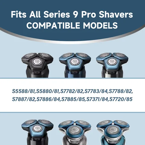 Miniatura 6 de Cabezal de repuesto 6P SH71/52 compatible con las series 7000 y 5000, compatibilidad SH71/52 mejorada con cuchillas dobles para 7000 cabezales