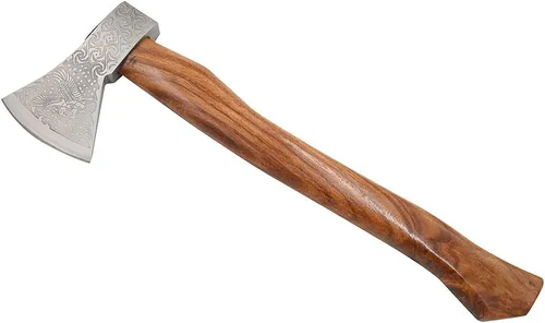 Miniatura 15 de Medieval Warrior Hacha Tomahawk Viking Tomahawk hecha a mano forjada a mano personalizada-hacha de caza-hacha de camping. (diseño)