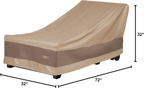 Miniatura 12 de DUCKCOVERS - Elegante funda impermeable para tumbona de patio de 74 pulgadas, para exteriores