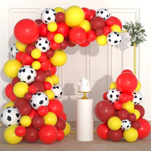 Miniatura 14 de Guirnalda de arco de globos azul real, negro, plateado y blanco, globos de confeti plateado metálico azul, negro, blanco, globo de videojuegos