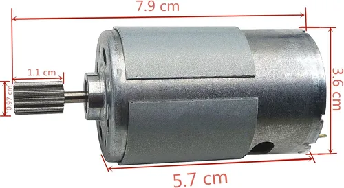 Miniatura 3 de weelye Niños Ride On Car 2 unids 550 30000RPM Motor Eléctrico RS550 24V Motor Drive Motor Accesorio Niños Ride on Juguetes Piezas de Repuesto