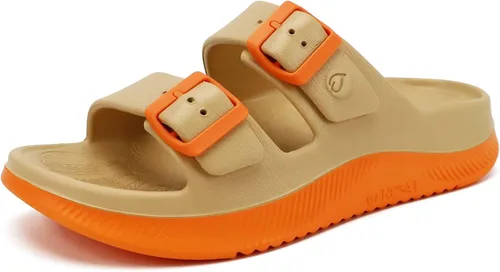 Miniatura 9 de ONCAI Womens Recovery Sandals with Arch Support Plantar Fasciitis Orthotic Adjustable Buckle Open Toe Thick Cushion Outdoor Girls Sport Slides