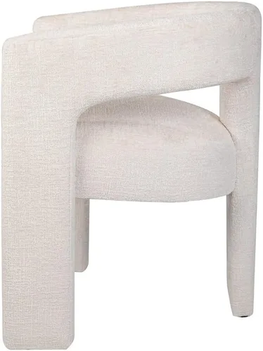 Miniatura 6 de Jofran Gwen - Silla decorativa tapizada de jacquard, moderna silla escultórica de felpa de lujo para comedor o sala de estar, sillas para sala