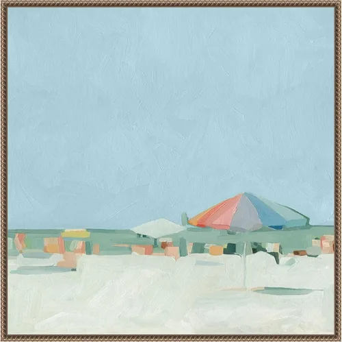 Miniatura 17 de Amanti Art Lienzo enmarcado para pared, 16 x 16 pulgadas, paleta de verano II por Emma Scarvey, lienzo enmarcado para pared, obras de arte