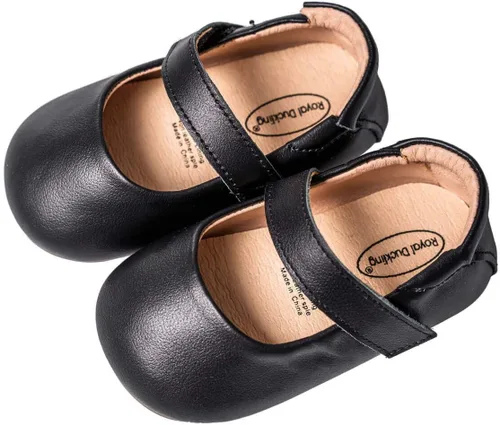 Miniatura 7 de Zapatos de bebé de cuero genuino para niñas y niños pequeños Mary Jane Zapatos de caminar Prewalker princesa vestido de boda zapatos zapatos