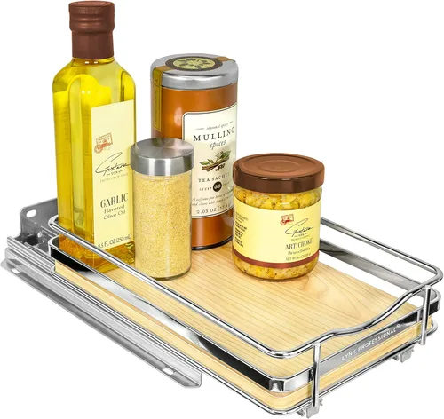 Miniatura 20 de LYNK PROFESSIONAL® Élite™ Organizador de especieros extraíble para el interior de armarios de cocina - 6-3/8 pulgadas de ancho - Cajón deslizante