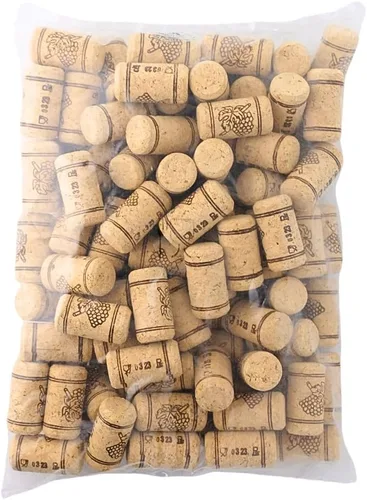 Miniatura 6 de FastRack Bolsa de 30 tapones de vino rectos #8 para botellas de vino, 7/8 pulgadas x 1-3/4 pulgadas, color beige, tapones de botella, corchos