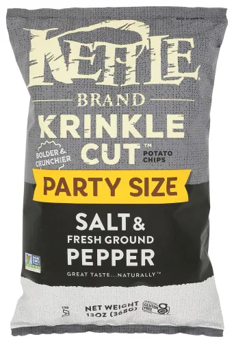 Miniatura 59 de Kettle Brand Papas Fritas, Backyard Barbeque Kettle Chips, Bolsa de Aperitivos, 1.5 Oz