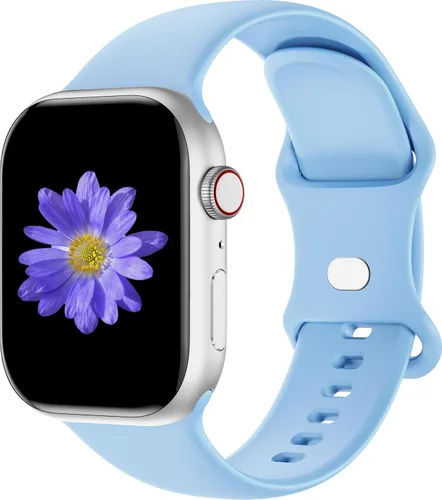 Miniatura 25 de Correas deportivas compatibles con Apple Watch de 1.65, 1.73, 1.77, 1.77, 1.61, 1.49, 1.57 y 1.73 pulgadas, para mujeres y hombres, correa de Luz