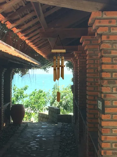 Miniatura 6 de Carillón de viento de bambú para exteriores, 6 pequeños tubos de campana de bambú para decoración del hogar al aire libre o interior, sonido