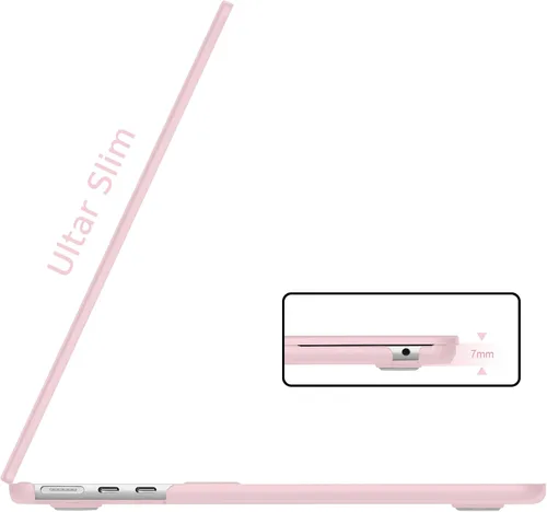 Miniatura 3 de B BELK Funda compatible con MacBook Air de 15 pulgadas 2026 2025 2024 2023 M5 M4 M3 M2 A3448 A3241 A3114 A2941 Pantalla de retina líquida, carcasa