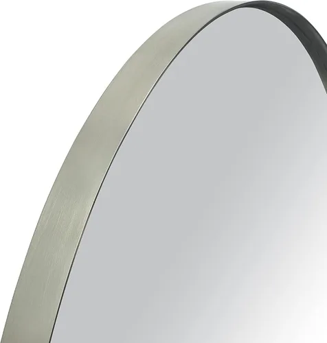 Miniatura 6 de TEHOME Espejo Ovalado de Níquel Cepillado 20x30'' Espejo de Tocador de Baño Plateado Cepillado en Forma de Cápsula/Píldora 30 x 20 pulgadas Espejo