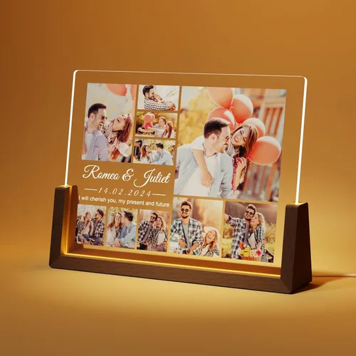 Miniatura 13 de LUCKOR Placa Decorativa Foto Personalizada para Mamá, Regalo del Día de la Madre de Hija, Hijo, Niños, Personalizada para Esposa de Esposo, La Mejor