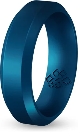 Knot Theory - Anillo de boda de silicón para hombres y mujeres Anillos de goma finos de calidad superior con gran estilo, comodidad; son ideales