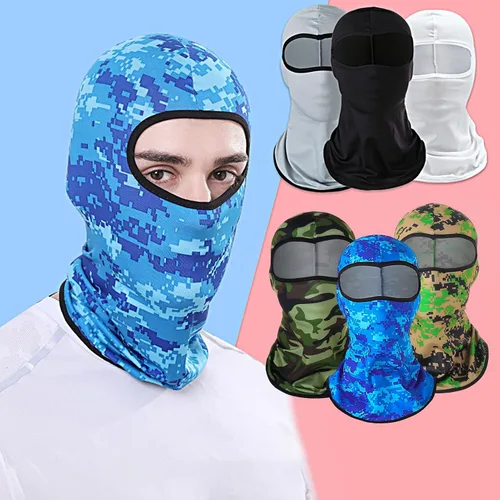 Miniatura 2 de Pasamontañas para la cara, polaina de cuello refrescante para verano, protector UV, bufanda de esquí para hombres y mujeres, pasamontañas