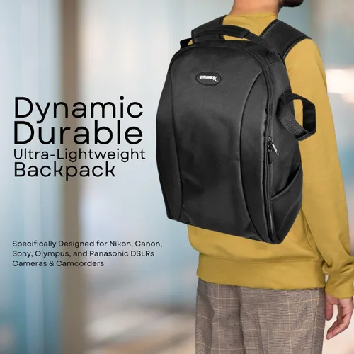 Miniatura 6 de Ultimaxx Mochila DSLR/SLR extra grande para cámaras Nikon, Canon, Sony, Panasonic, Pentax, Olympus y Fuji, una mochila de senderismo al aire libre