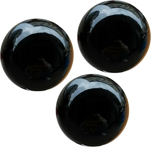 Miniatura 4 de CHENGXINWENHUA Juego de 3 orbes para cuencos y jarrones, bola de esfera de cristal de 3 pulgadas de diámetro, esfera de cámara y orbe de fotografía
