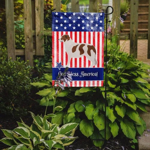 Miniatura 2 de Caroline's Treasures BB8415GF AIDI Bandera de jardín estadounidense con diseño de perro de montaña del Atlas, bandera decorativa para patio