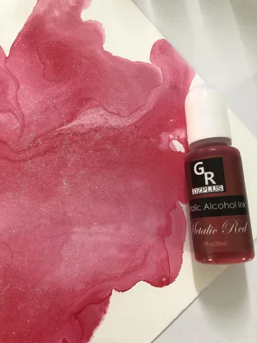Miniatura 9 de Juego de tinta de alcohol metálico, 16 colores metálicos a base de alcohol para arte de resina, arte fluido, manualidades de resina, placa de Petri
