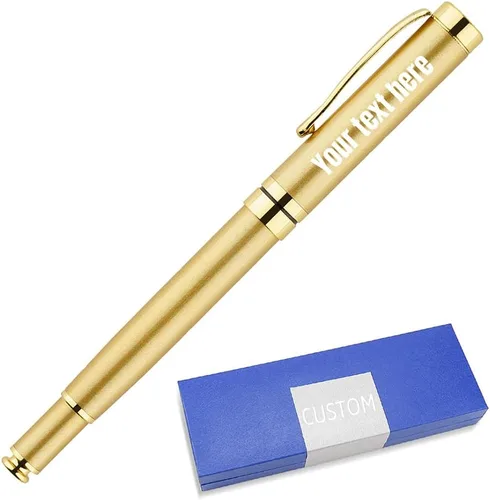 Miniatura 10 de Bolígrafos personalizados, el mejor juego de regalo de bolígrafo para hombres y mujeres, profesional, oficina ejecutiva, bonitos, bolígrafo negro