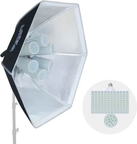 Linco lincostore Flora LED Super brillante luz de la fotografía para fotos, películas, 1680 y Kit de iluminación de estudio de vídeo AM181