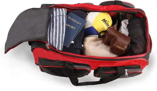 Miniatura 2 de Fila Bolsa de lona ligera con ruedas de 26 pulgadas, Rojo -, Bolsa de lona ligera con ruedas de 26