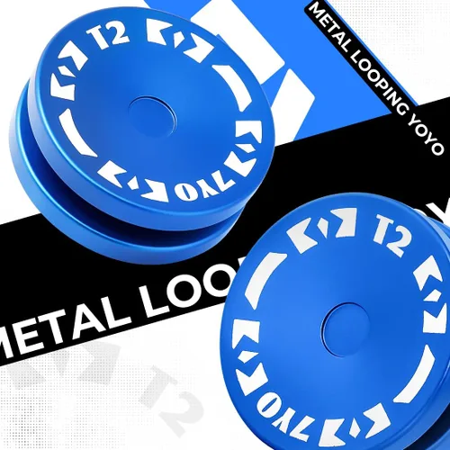 Miniatura 7 de 7YO T2 Responsive Yoyo Auto Return para niños y principiantes, Yoyo profesional de metal Yoyo Looping 2A Yo Yo para trucos de cuerda + 5 cuerdas