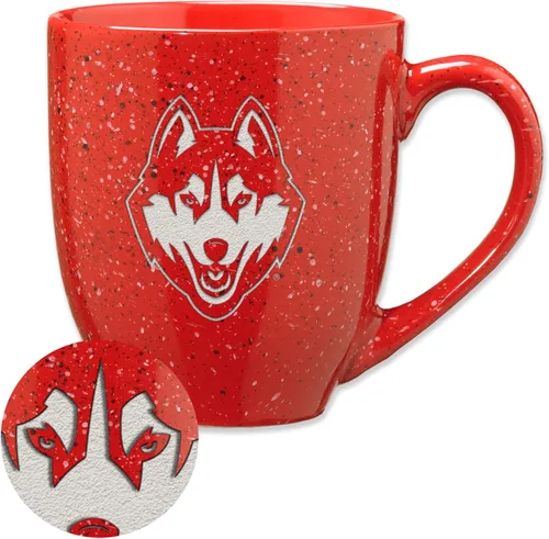 Miniatura 279 de Rico Industries NCAA Virginia Tech Hokies Maroon - Taza de café de cerámica grabada con láser, color del equipo, 16 onzas