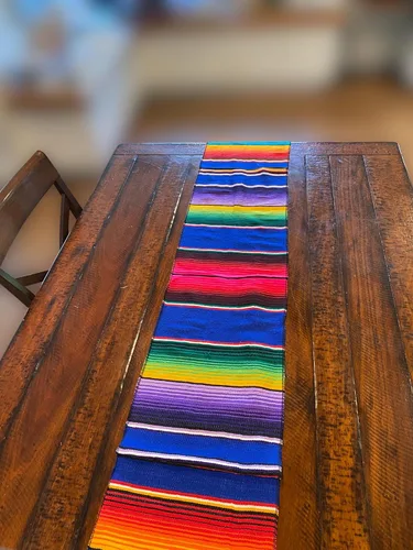 Miniatura 2 de Camino de mesa de serape tejido