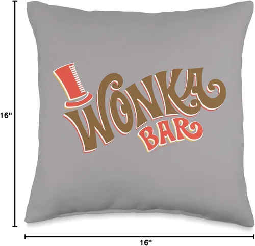 Miniatura 4 de Willy Wonka Chocolate Factory Wonka - Cojín para barra (16.0 x 16.0 in), multicolor